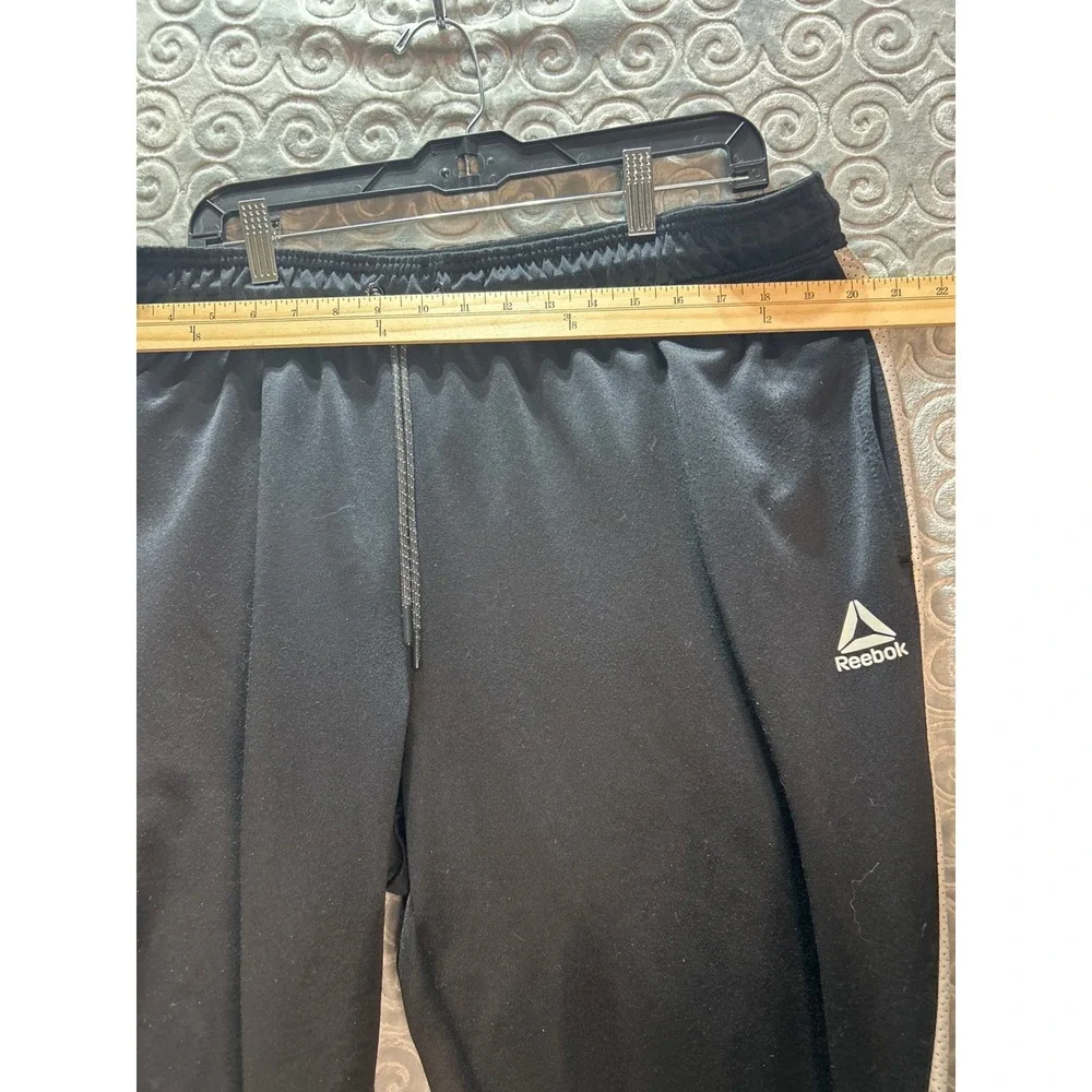 Reebok Athletic Track Pants Black 2X Large 2EG 2TG Mens‎ Joggers Sweatpants